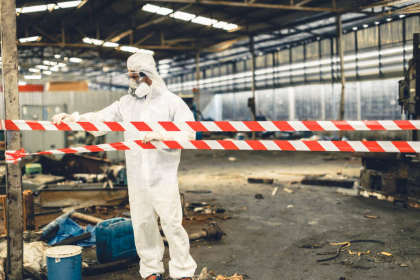 Professional Hoarding Cleanup technician working in Colfax, IA